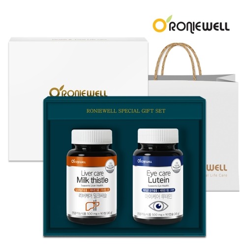 로니웰 영양제 선물세트 (루테인+밀크씨슬)